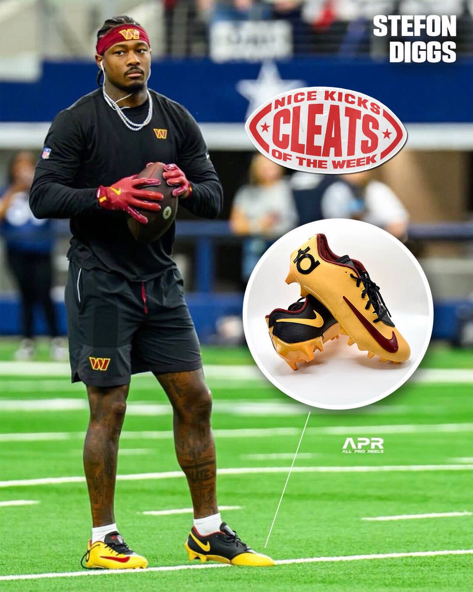 nicekicks's tweet photo. Should Nike let Kevin Durant cook and create some official KD football cleats? 🤔 https://t.co/gwBkGDMhuC