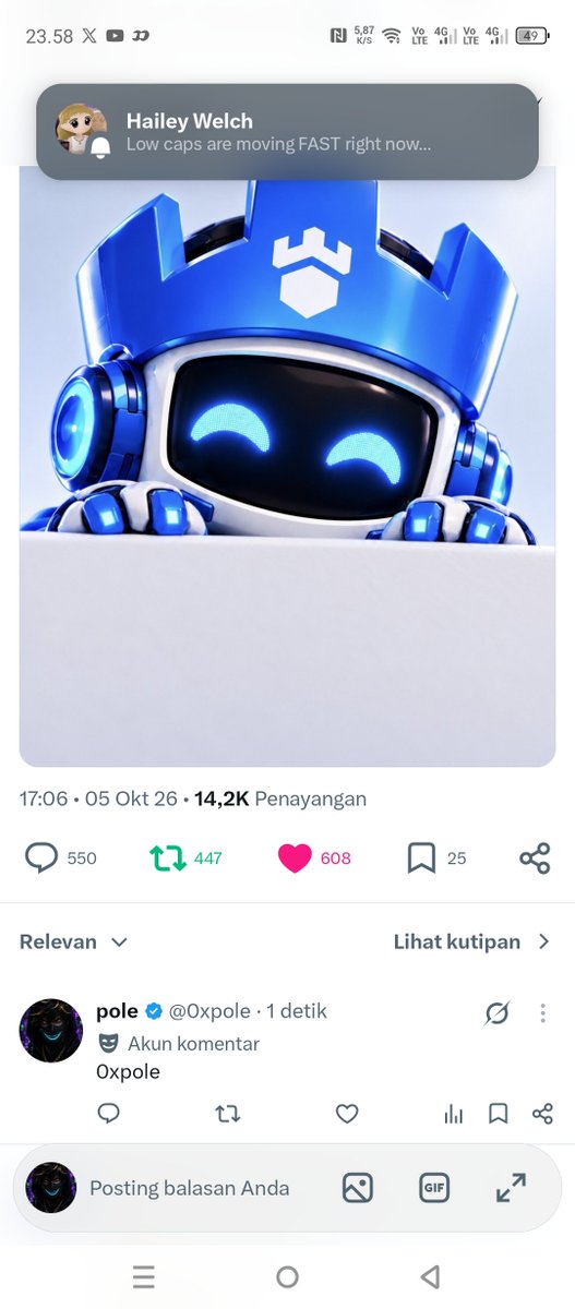 0xpole tweet picture