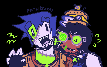burgerpuncher's tweet photo. ALIVE DEAD GUY, AND HIS DEAD ALIVE GUY. #1337n7 https://t.co/MkDuqWLTKj