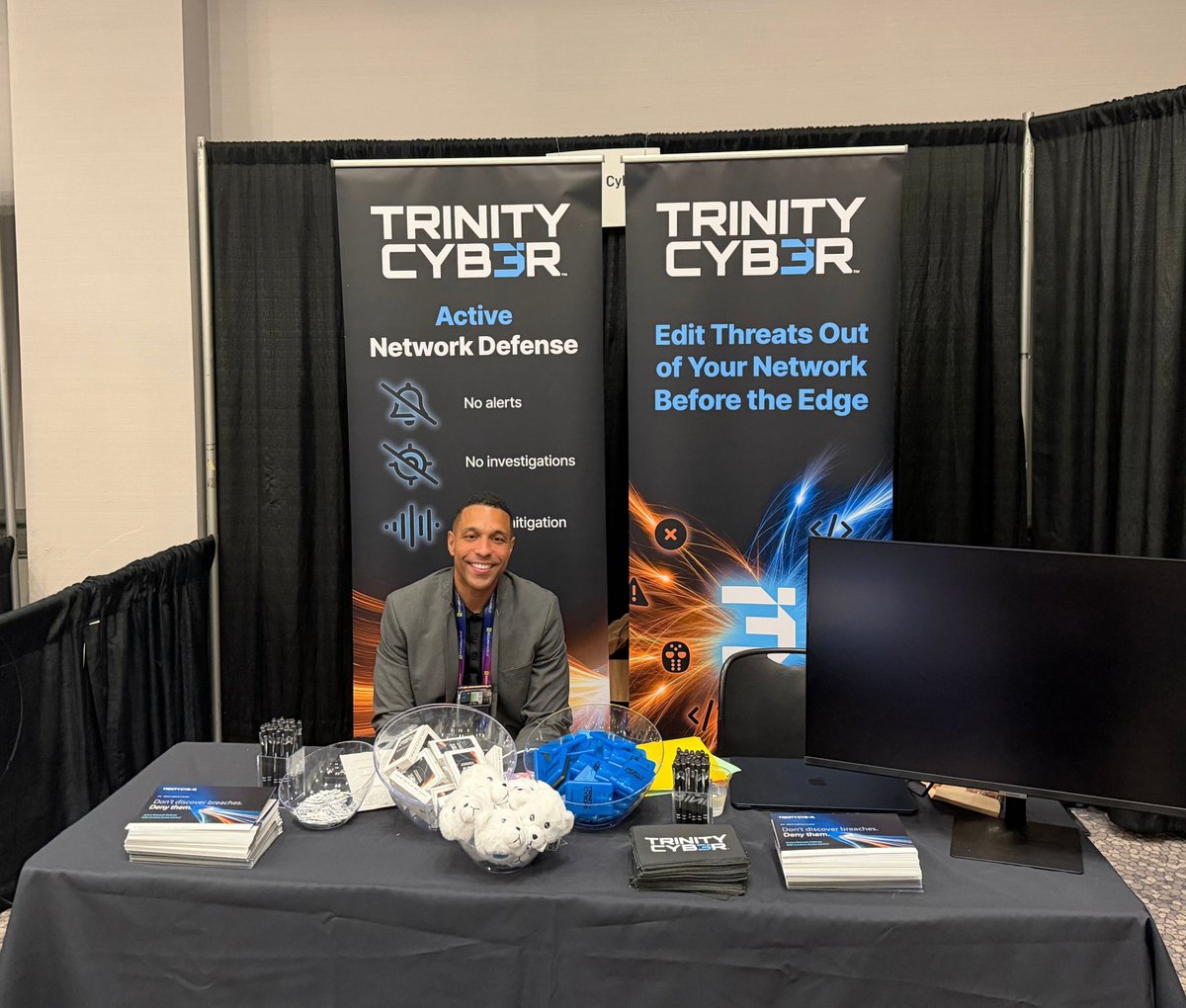 TrinityCyber's tweet photo. We came to @SecureWorld Atlanta ready to talk about what’s next in cybersecurity. One big theme was hard to ignore – the time defenders have to respond is disappearing. If we missed you at the show, let’s talk:

https://t.co/BvRXx9osgL https://t.co/uBrfeteZiE