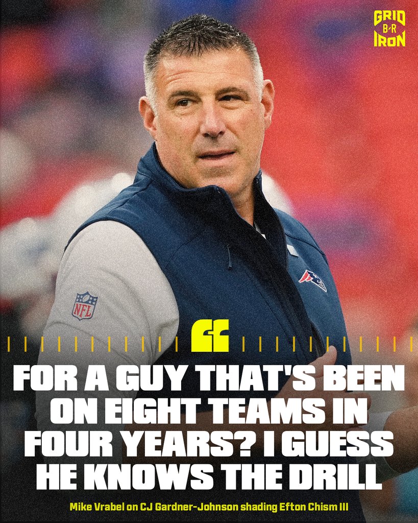 brgridiron's tweet photo. C. J. Gardner-Johnson had this to say following the Bills loss and Patriots HC Mike Vrabel responded 👀

(via @TheGregHillShow, @thadbrown7) https://t.co/zvQkURANXD