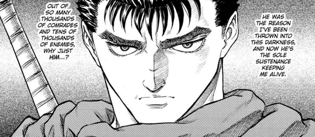 sacrivex's tweet photo. the way griffith yearns for guts is truly unmatched. https://t.co/Cz1Liq0yOp
