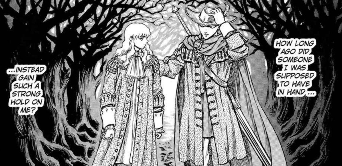 sacrivex's tweet photo. the way griffith yearns for guts is truly unmatched. https://t.co/Cz1Liq0yOp