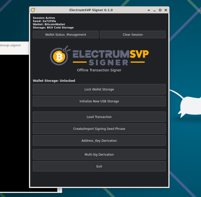 cryptorebel_SV's tweet photo. I am announcing the release of a new #Bitcoin #BSV application, ElectrumSVP-Signer version 0.1.0. This is a tool designed for cold storage signing with Electrum watch-only wallets and also supports LUKS encrypted devices for holding keys on Linux systems:

https://t.co/2m5a6s2cqA https://t.co/XAtGCAuF66