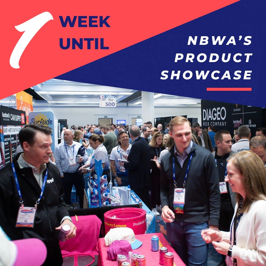 NBWA's tweet photo. The countdown is on ⏳ In just one week, 1,800 beer and beverage leaders will fill the NBWA Product Showcase floor in Orlando.

Don't miss your chance to see what's new and what's next, while making valuable connections that move your business forward.

Haven't booked your spot? There's still time to join the industry's biggest week ⬇️