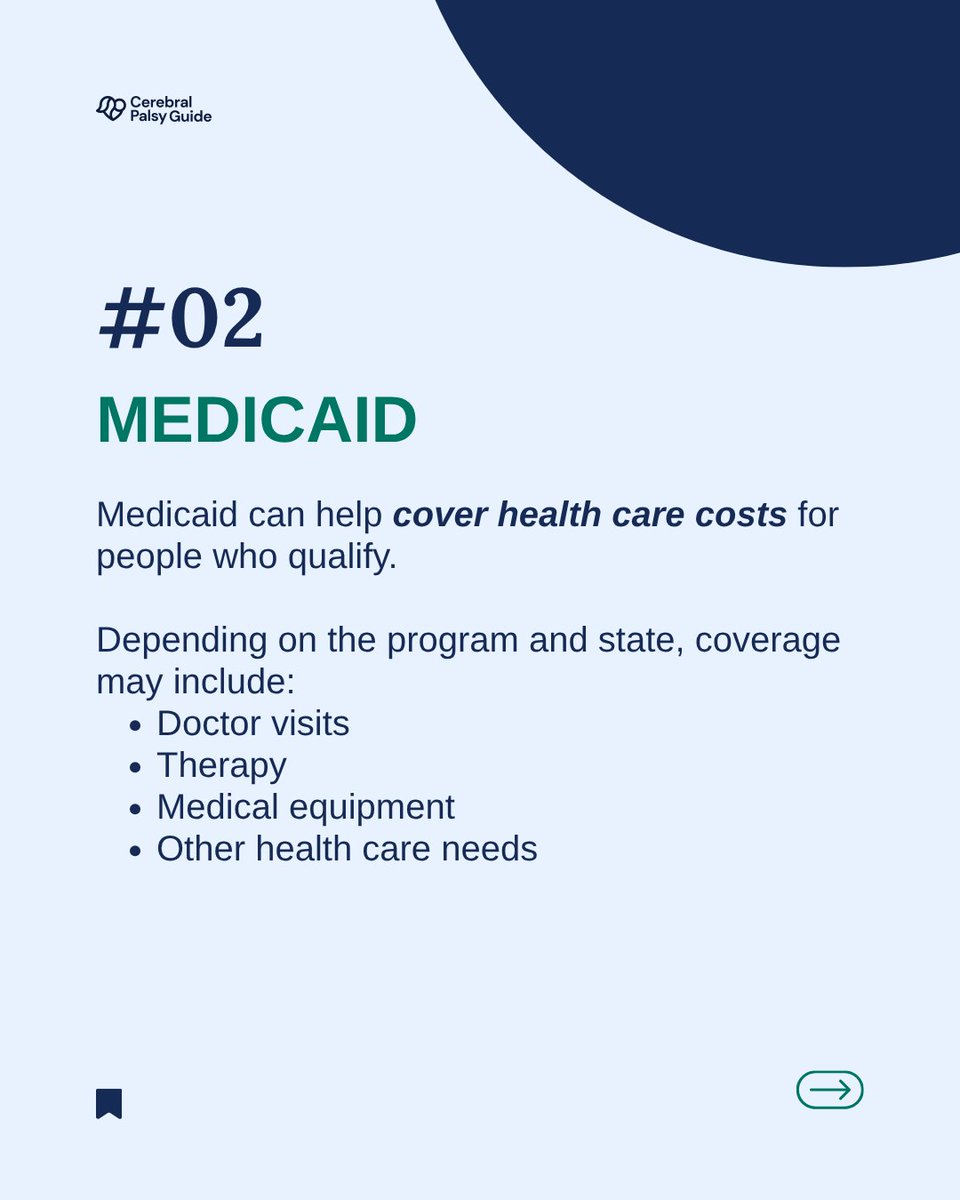 CP_Guide's tweet photo. Raising a child w/ cerebral palsy can come w/ a lot of questions. Knowing where to find support shouldn't be one of them.

SSI, Medicaid, &amp;CHIP may offer support for eligible families.

Download our free guide to find available resources: https://t.co/G21eojCOuQ

#CerebralPalsy https://t.co/5C48dXKeCw