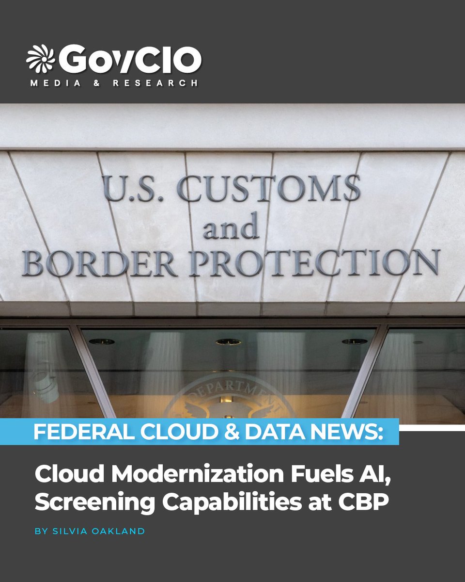 GovCIOMedia's tweet photo. Cloud and data aren't just back-office modernization projects anymore.

Across government, they're the foundation that makes AI, and faster mission outcomes, possible. Here's what we've been tracking:

🛂 CBP: Cloud modernization is powering AI-enabled screening at the border. Remote baggage screening is expected to save travelers and officers 25–40 minutes per passenger, and an AI coding assistant saved an estimated 11,000 developer hours in 30 days.
🔗 https://t.co/uzBQBeZTg4

🎖️ DOW & VA: A new executive order requires ongoing sharing of service members' personnel and medical records, starting when they enter the military. Today, those transfers can take 90–180 days.
🔗 https://t.co/qOi4g7LNri

🔬 NIAID: CIO Mike Tartakovsky explains how AI lets researchers analyze genomic, clinical and microbiome data together, surfacing connections no one had thought to look for.
🔗 https://t.co/uSgQbh6mWo

📊 CDC: A new Overdose Prevention Data Channel pulls three separate data systems into one portal, so public health officials spend less time hunting for data and more time acting on it.
🔗 https://t.co/Lmvvb3qokV

Catch up on our coverage above, then continue the conversation in person. Join us Oct. 8 at the Federal Cloud & Data Forum in Washington, D.C., where federal technology leaders will share how cloud, edge and hybrid data solutions are powering AI and smarter decision-making. Government attendees register free and can earn up to 3 CPEs.

👉 Register now: https://t.co/qVWQpEfqGB