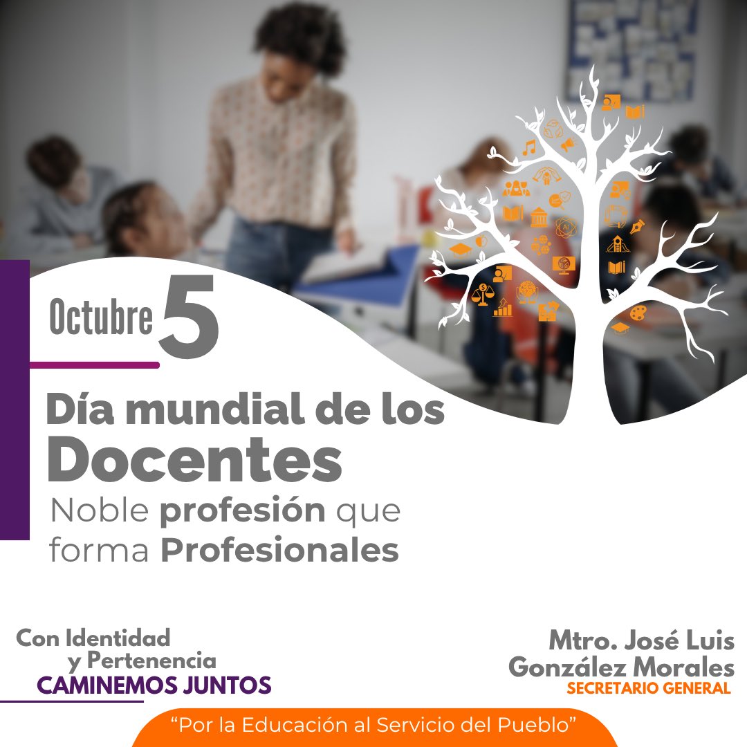 SNTE_Seccion_23's tweet photo. #SNTE23
#ConIdentidadYPertenencia
#CaminemosJuntos
#UnoSomosTodosyTodosSomosUno https://t.co/0NgrqVyf7Z