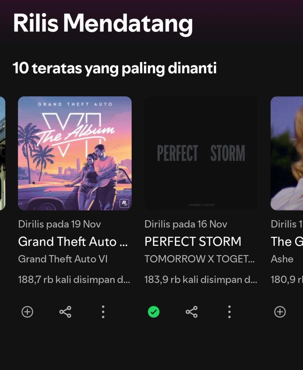 TXT_DailyNews's tweet photo. .@TXT_members "PERFECT STORM" has rises at #7 (+1) on Spotify Countdown Chart with 183.9K pre-saves (DAY 6). 🔥💪

PRE-SAVE NOW 
https://t.co/Fuf6wVfuMH 

🎯 GOALS =>> 500K Pre-saves

Day 1 —  #14 = 111k
Day 2 —  #11 = 132k (+20k) 
Day 3 — #10 = 146.4k (+14k)
Day 4  — #9 =159.9k (+13k) 🔻
Day 5 — #8 = 173.1K (+13.2K) 🤏
Day 6 — #7 = 183.9K (+10.8K) 🔻‼️

41 days left ‼️
#TXT #TOMORROW_X_TOGETHER