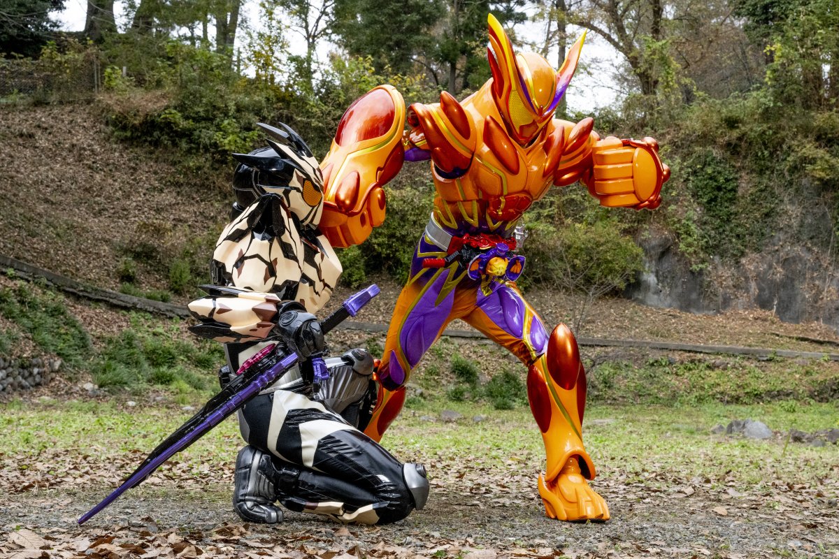 KamenRider_EN's tweet photo. Describe this photo. Wrong answers only.

#KamenRiderGavv #Tokusatsu https://t.co/hdwwSFmGMc