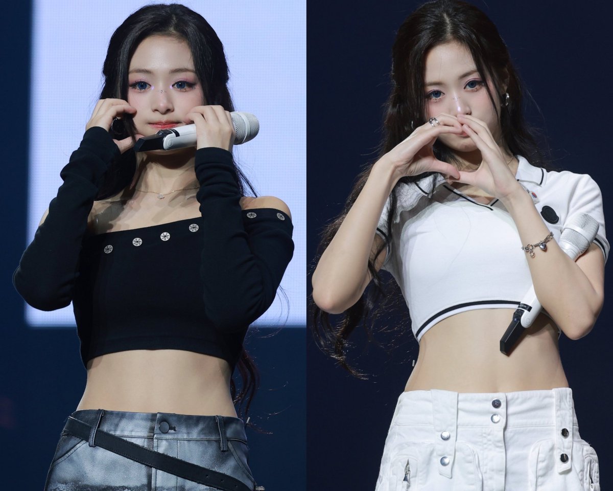 AXeRoNi's tweet photo. Black &amp; white, but always on the same wavelength🖤🤍
#AHYEON #BABYMONSTER https://t.co/l5jFAXXEYs