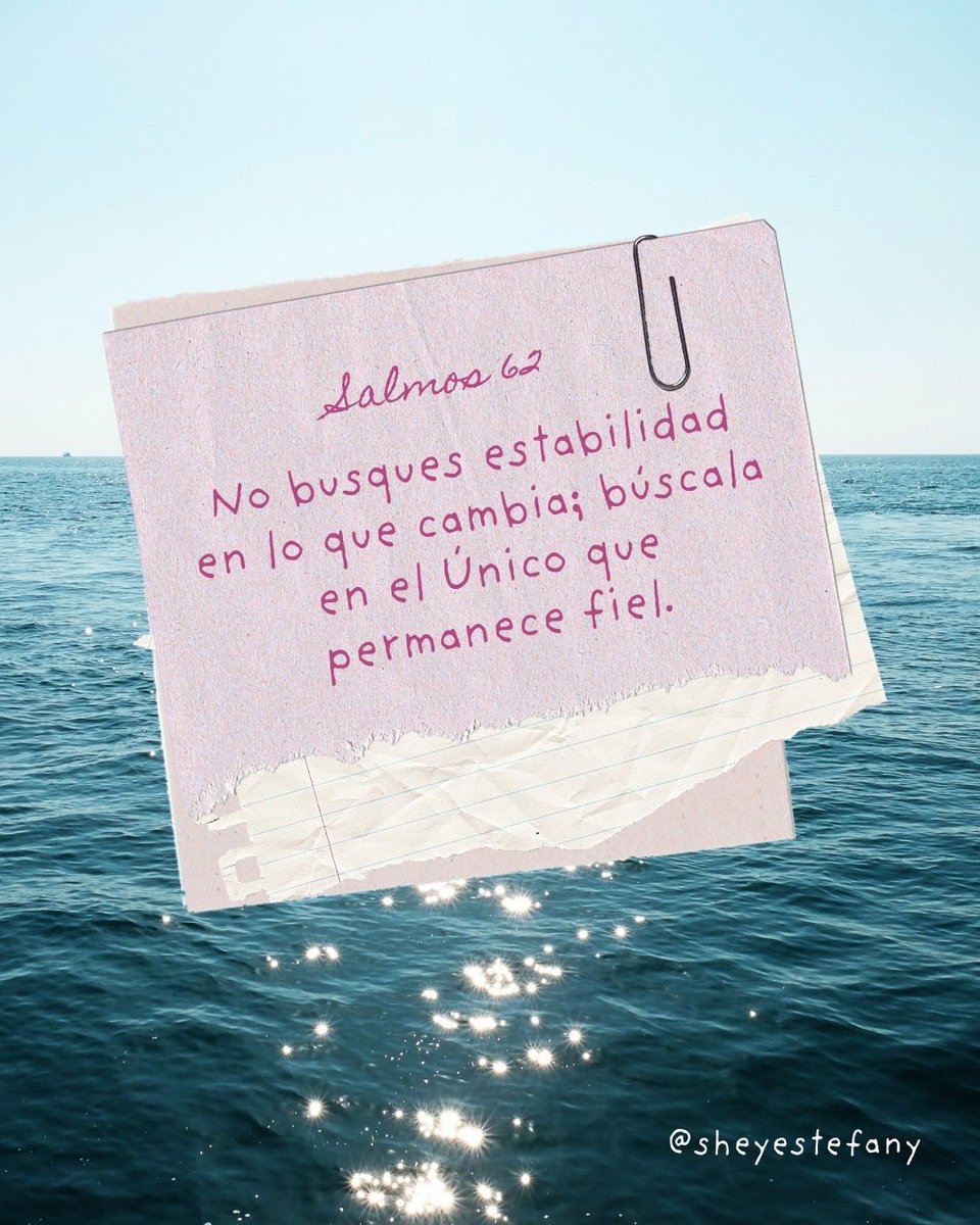 SheyEstefany's tweet photo. 📚 Salmos 62

😇 Desahógate con el Único que tiene el poder para defenderte y el amor para abrazarte.

Si Él es tu refugio, ¡jamás serás derrotado! 🙌✨

#Fe #PazInterior #devocionaldiario #Refugio #ConfianzaEnDios https://t.co/xmTkRctujT