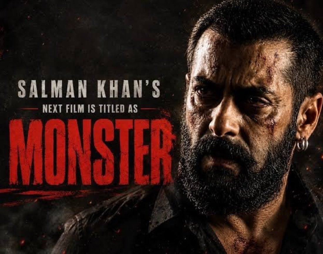 Its_CineHub's tweet photo. An undercover agent in #Monster who are going to ELIMINATE the GANGS 🥶💥 #SalmanKhan https://t.co/IaaHrIa6xI