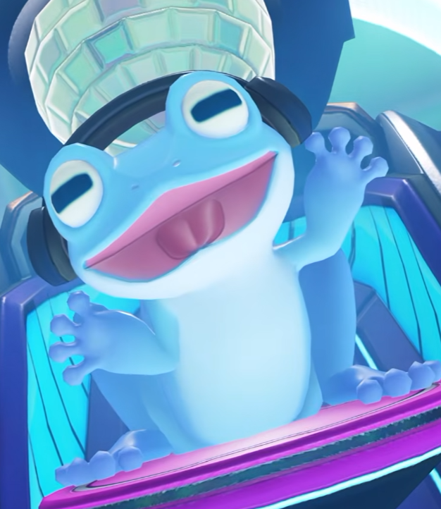 pampurins's tweet photo. LUCIO MYTHIC WEAPON FROGGY FRIEND SO CUTE AND ADORABLE OMG 😭😭😭 https://t.co/xUgyTz7Unw