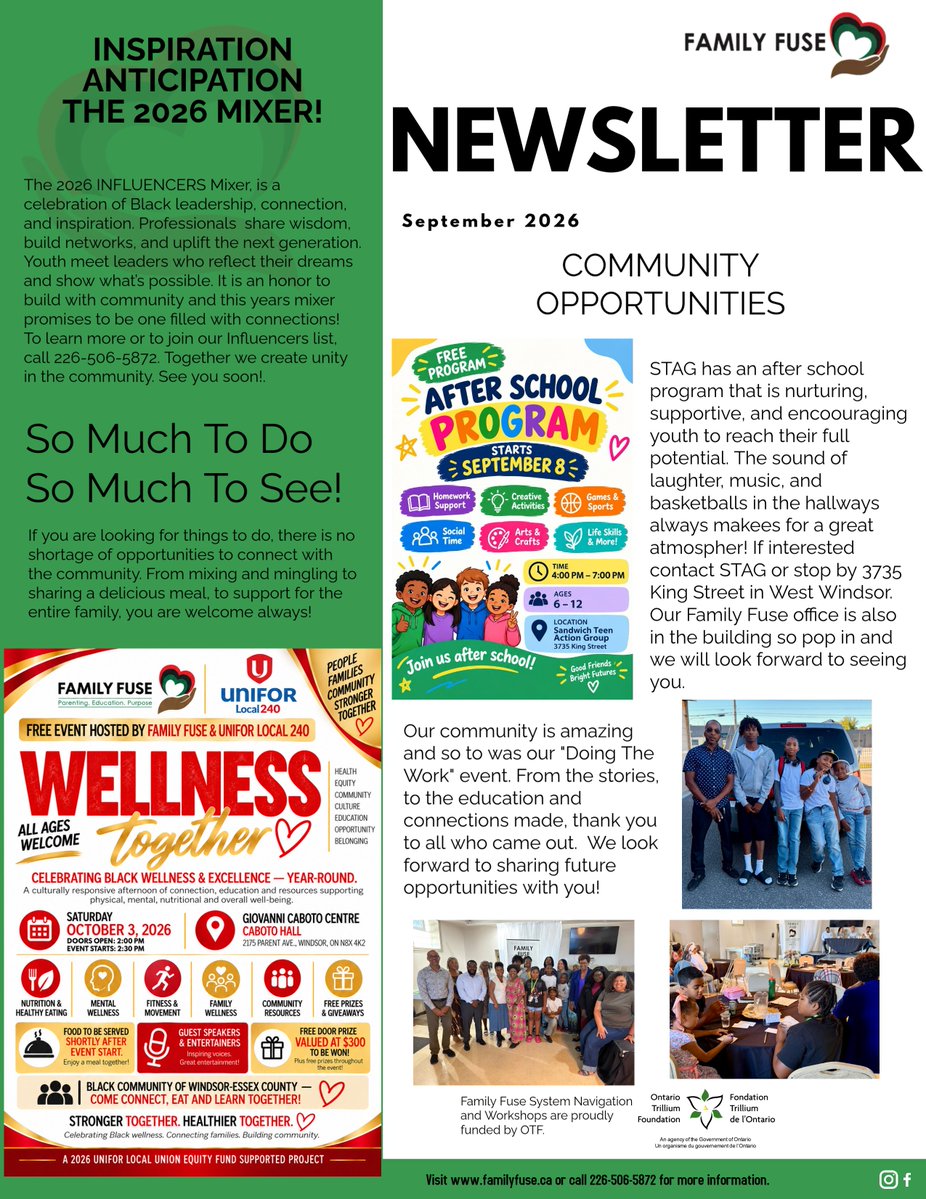 CardinalCarter's tweet photo. The Family Fuse September 2026 Newsletter is here!

Check out the image for details on our STAG After School Program, the upcoming Wellness Together event, and community updates across Windsor-Essex.

Visit https://t.co/BnSzdvk1ls or call 226-506-5872 for more info! https://t.co/OIozVDLZBF