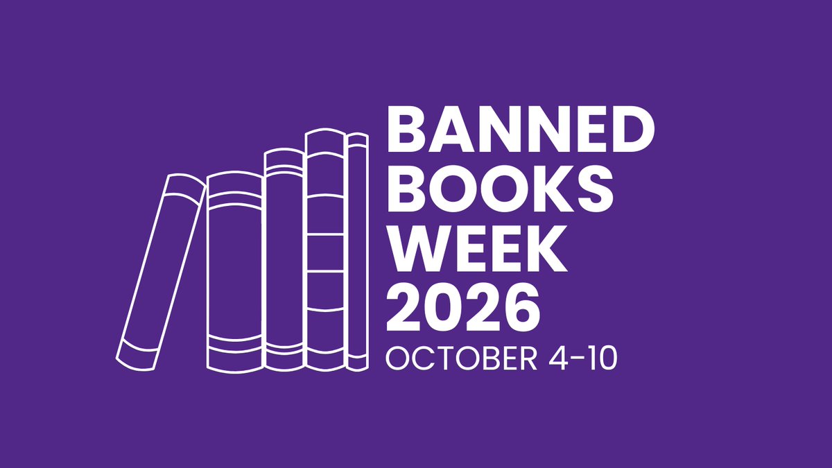 kstatelibraries's tweet photo. It’s Banned Books Week! 📖 With 2025 seeing the second-highest number of book challenges ever recorded, join us in celebrating the freedom to read. Stop by the 2nd floor “living room” in Hale Library from 12:30–1:30 p.m. Oct. 5–8 to read from a banned book or just come &amp; listen! https://t.co/yNXS6qMBpq