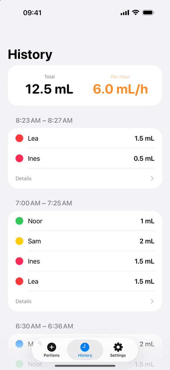 groovy_party's tweet photo. What's new in this big update: 📦 A brand new archives system to keep your past parties safely stored 🎨 Individual archiving (isolate one person's servings) 🧹 A new button to reset all colors at once ⌚️ A cleaner, more focused Apple Watch app https://t.co/XPAZb2Eqmw