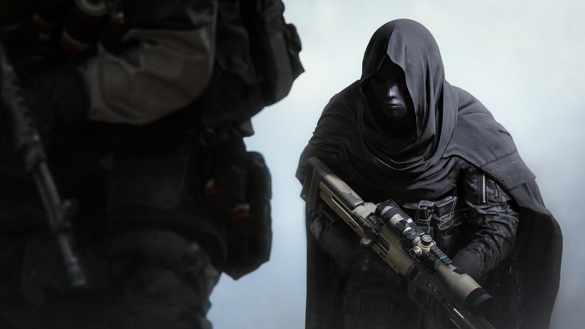 PlayStation's tweet photo. New details on Modern Warfare 4's DMZ mode, including Forward Operating Base, progression, bosses, and more. Launches October 23: https://t.co/gb7dMMWIyQ https://t.co/08dJ0z3vxR