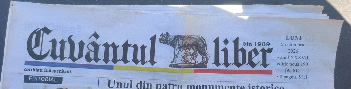 prof_andreigutu's tweet photo. Mulțumesc redacției ziarului „Cuvântul liber” pentru publicarea articolului dedicat vizitei elevilor olimpici din Oradea la Oarba de Mureș. Multe binecuvântări cerești întregii țări! 🇷🇴 https://t.co/xPeFm7qQdA