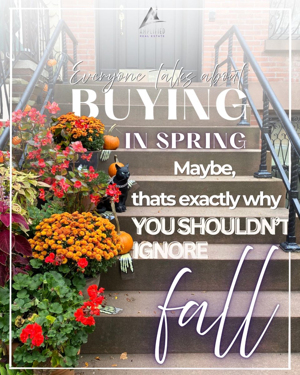 HooperAmplified's tweet photo. Spring gets all the attention. Fall can mean less competition and more room to negotiate price, concessions, repairs, or terms. What are you seeing in West Michigan? Message us. 🍁 #WestMichigan #HomeBuying https://t.co/UDj1zPRfsD