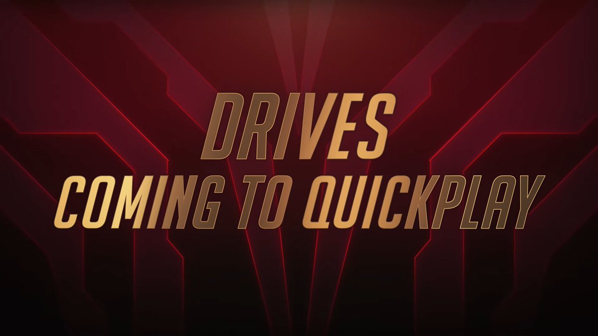 Overwatch2_NEWS's tweet photo. 【速報】シーズン5でドライブがクイックプレイで進行可能に https://t.co/uNo9M3Li7S