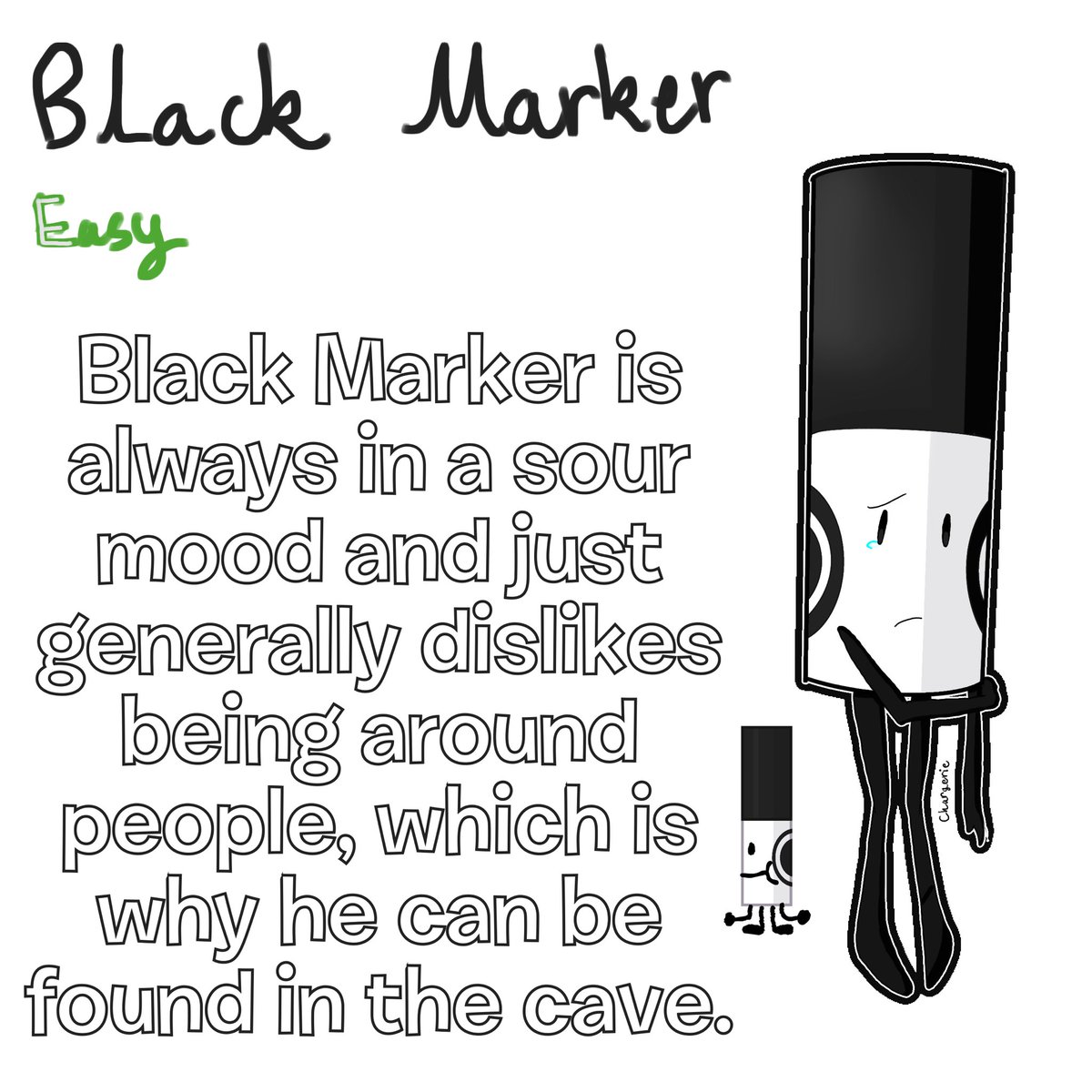 Femalecatmarker's tweet photo. Day 7/321 drawing every marker till there’s a new update
Black Marker https://t.co/jioIxBe5uR