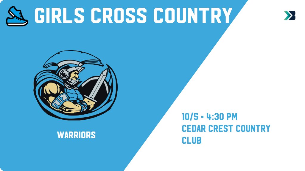 SportsWACO's tweet photo. Girls Cross Country (Varsity) Meet Day! - Check out the event preview for the WACO Warriors. It starts at 4:30 PM and is at Cedar Crest Country Club. https://t.co/bqhMQnyZLh