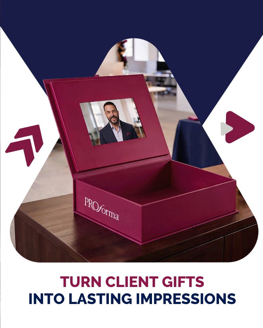 Proforma's tweet photo. Elevate your client gifting with packaging that feels personal, polished, and unforgettable from the moment it arrives. 🎁

#ClientAppreciation #ClientGifting #Branding https://t.co/N3XFjxCtv2