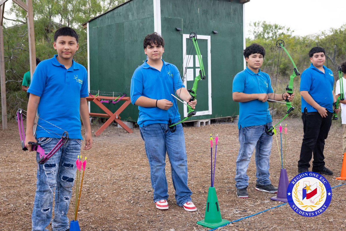 RegionOneESC's tweet photo. Learning looks a little different outdoors! 🏕️

Students took on a day of adventure at Camp Rio, building teamwork and confidence through obstacle courses, geocaching, archery, and outdoor survival activities. Discovering new ways to learn through experience. https://t.co/USSaJTs7AR