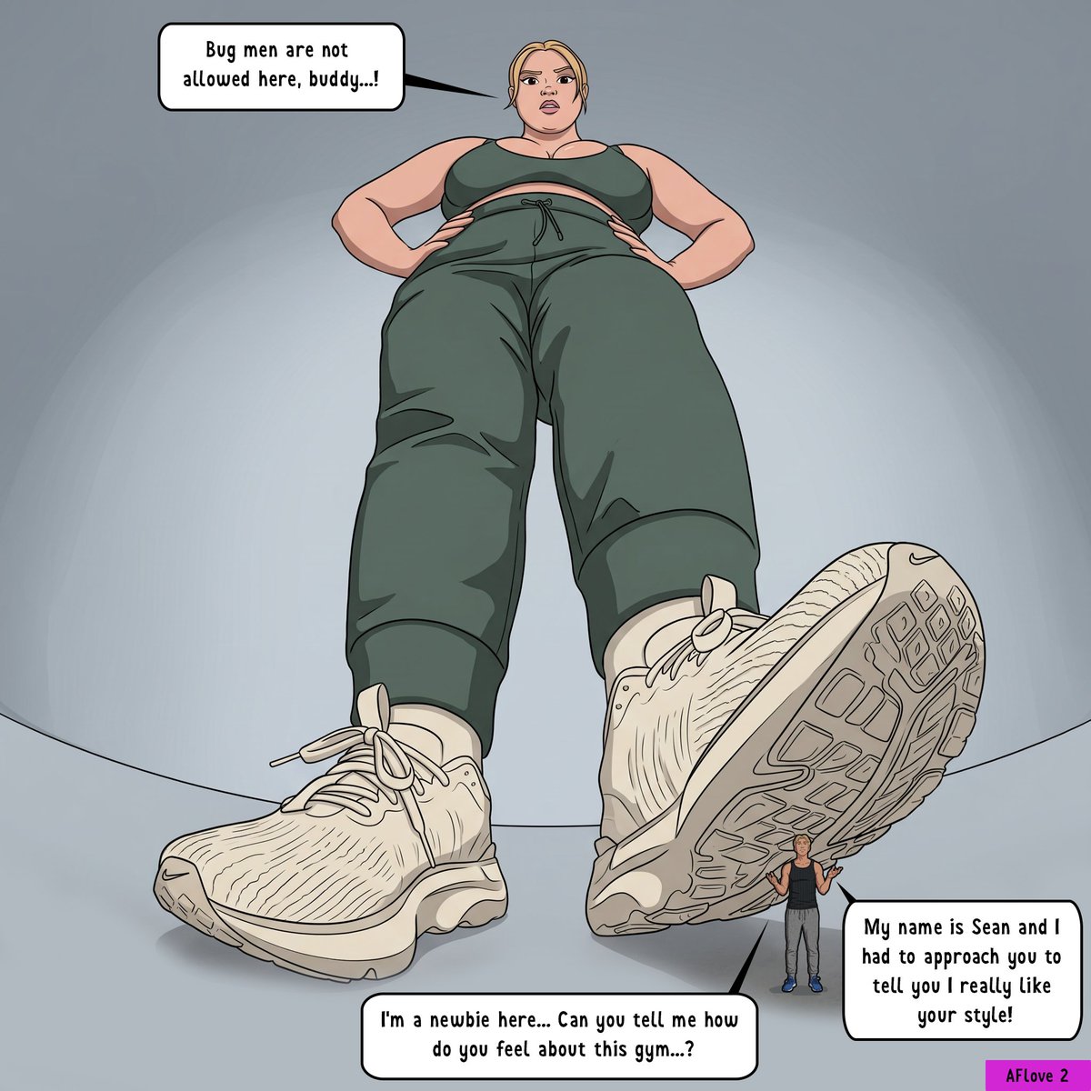 AFlove15401049's tweet photo. Full Minicomic: https://t.co/mt5Tm9y8rX
#giantess #sizedifference #sizetwitter #footfetish #shrinking #tinyman #feet #giantessfetish #gts #barefoot #giantessworship #giantesscomic #bbw #giantwoman #femdom #shrunkenmen #giantfeet #giantessfeet #micromen #feetpics #sneaker https://t.co/FgC39ccHe3