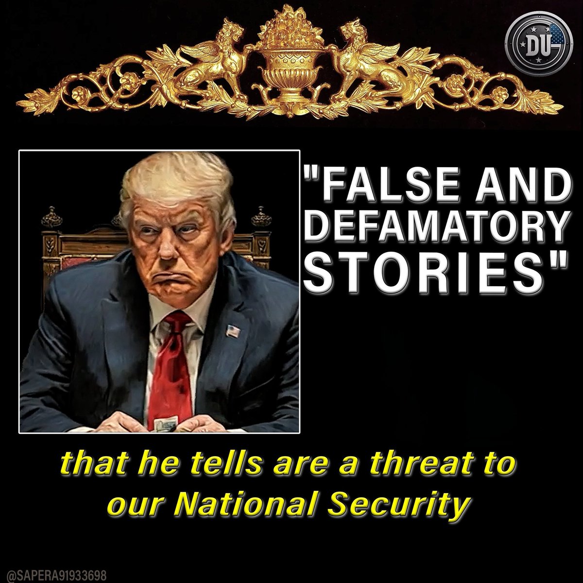 BadrobotLinda's tweet photo. A US President is supposed to work for every state, not just the ones who voted how he ordered. He’s definitely not supposed to punish states who didn’t.

But that’s where we are. His hateful, untrue, derogatory statements at his rallies are dangerous‼️
#VoteBlue
#DemsUnited https://t.co/myMIxDQb9B