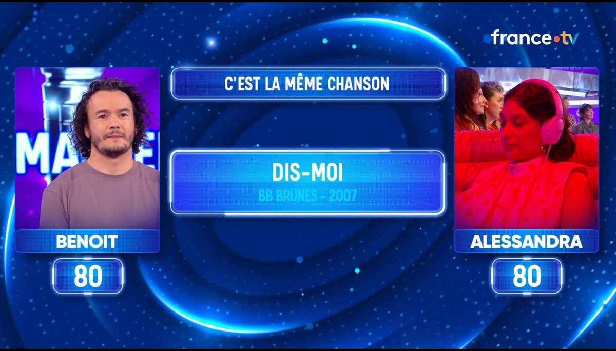 titi1960's tweet photo. #CestLaMêmeChanson #Masters2026 de #Noplp de @nagui #Benoit Vs #Alessandra https://t.co/F58F2TDFiY