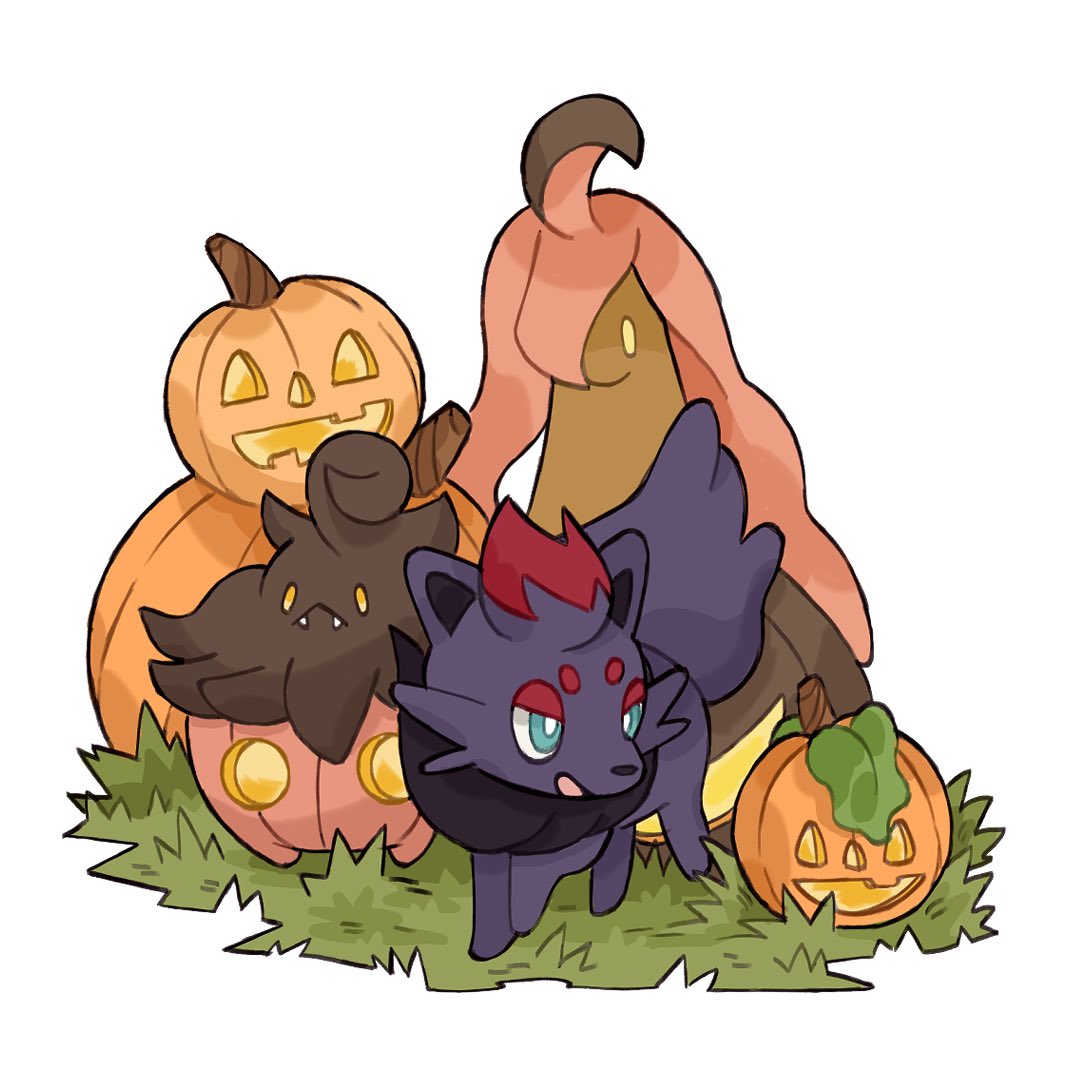 yumbrite's tweet photo. Zorua getting ready for Halloween! [pokemon] https://t.co/KGulvSO9Qw