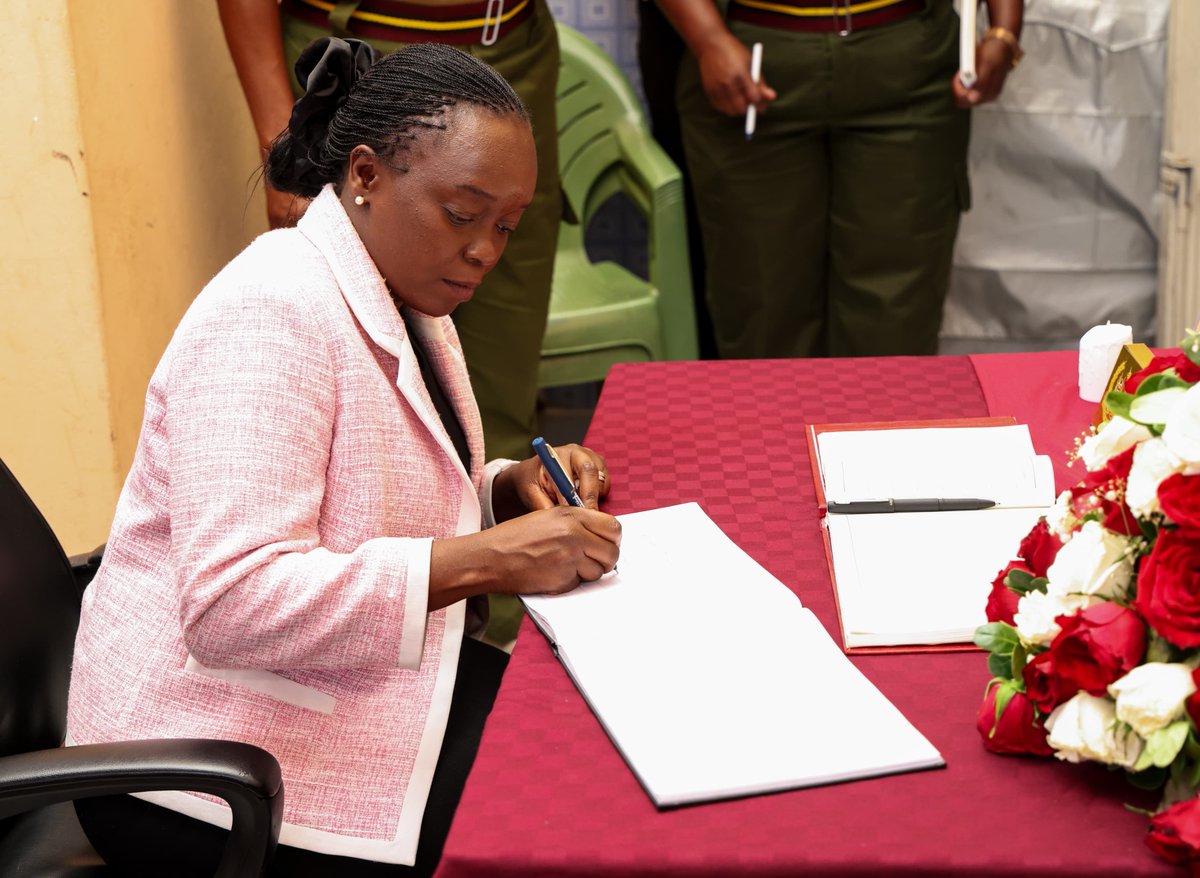 PoliceKE's tweet photo. Senior Government Officials Join KPS Leadership to Mourn Mr. Lazarus Opicho, Senior Assistant Inspector General 

Cabinet Secretary for Environment, Climate Change and Forestry Dr. Deborah Mlongo Baraza and Principal Secretary, State Department for Public Service, Prof. Jane Kere Imbunya, today joined Kenya Police Service leadership in mourning the late Mr. Lazarus Opicho.

The senior government officials joined the Principal Deputy to the Deputy Inspector General-KPS, Mr. Patrick Tito, Senior Assistant  Inspector General and senior police officers at the late Mr. Opicho’s residence at Uhuru Camp, Nairobi.

Speakers paid tribute to the former Commandant, Security of Government Buildings and VIP Protection, remembering him for his professionalism, character, dedication and generosity.

Mr. Opicho died on September 29, 2026, after a short illness.