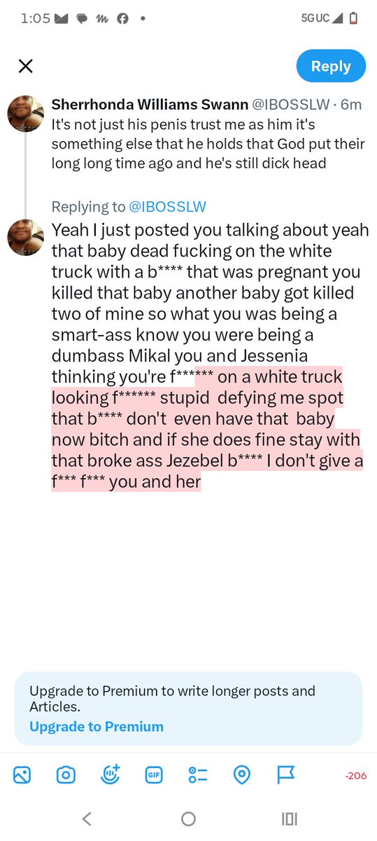 IBOSSLW's tweet photo. Yeah I just posted you talking about yeah that baby dead fucking on the white truck with a b**** that was pregnant you killed that baby another baby got killed two of mine so what you was being a smart-ass know you were being a dumbass Mikal you and Jessenia  thinking you're f*** https://t.co/rb5rE1wnDn