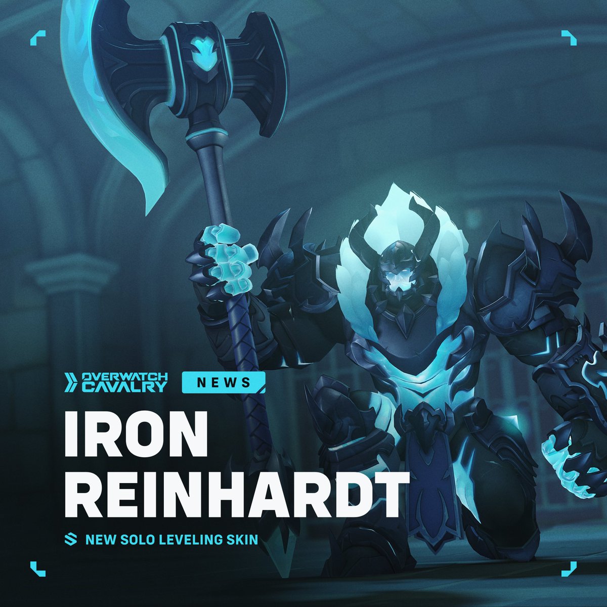 OWCavalry's tweet photo. New #Overwatch x Solo Leveling Skin: Iron Reinhardt ⚔️

🗓️ Available: October 06 https://t.co/OVDjgP3qUP