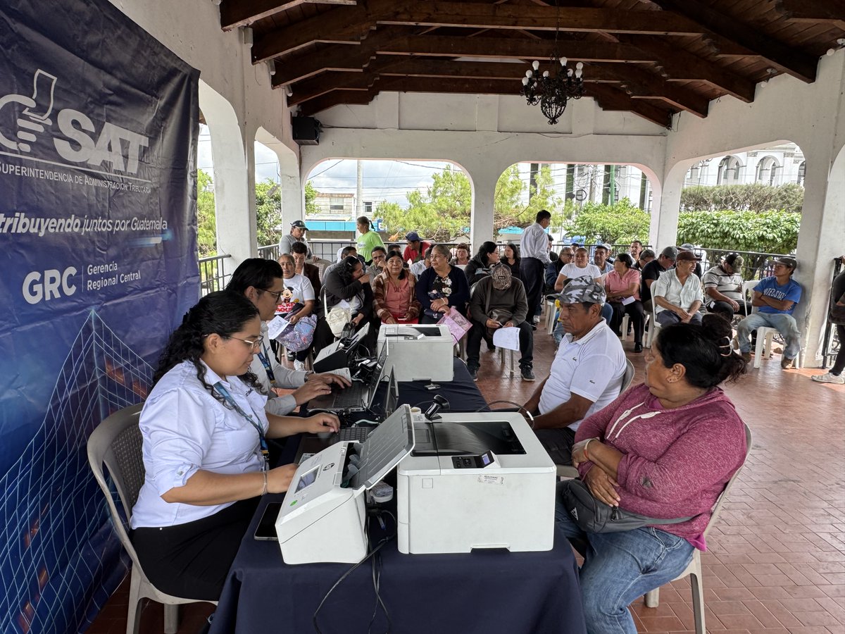 RegTerZ1NMixco's tweet photo. A partir de este lunes 5 al miércoles 7 de septiembre en el Kiosko del Parque Central de Mixco se estrán realizando:
- 📋  Actualización de Trámites en la SAT
- 🕔 08:30 am a 03:00 pm.
-  📰 Requisitos: DPI y Recibo de luz (De los últimos 3 meses) https://t.co/KrkFa6Zdfg