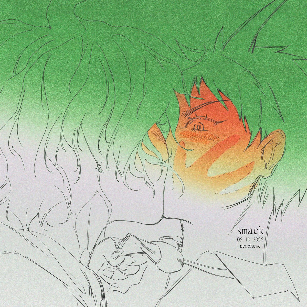 peachewe_'s tweet photo. 05 | smack 

#inktober #komahina https://t.co/1Yz072Dcux
