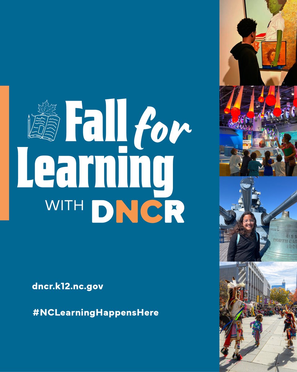 ncculture's tweet photo. Happy World Teachers' Day! We honor NC teachers whose dedication brings learning to life. At DNCR, we're proud to support your work. Visit https://t.co/uKbcGxennm for educator resources in History, Nature, Art, and Culture because #NCLearningHappensHere. https://t.co/UTu1HRZwtV
