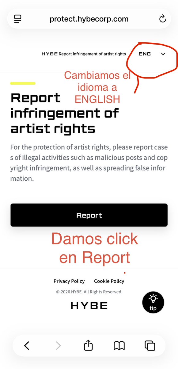 Cinderlgh's tweet photo. Podemos apoyar reportando la situación con Hybe porque al utilizar el nombre de la empresa, de BTS y Santos Bravos con contratos falsos es ilegal.
Aquí pequeños pasos para hacerlo
PÁGINA PARA REPORTAR:
https://t.co/gAJfeRpTD8 https://t.co/c0qrZBSpI1
