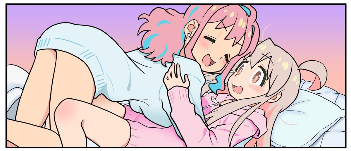 ROBOmito's tweet photo. 雑まんが3の裏表紙イラストできた！
＃おにまいお絵描き https://t.co/f4EjNS8JqO