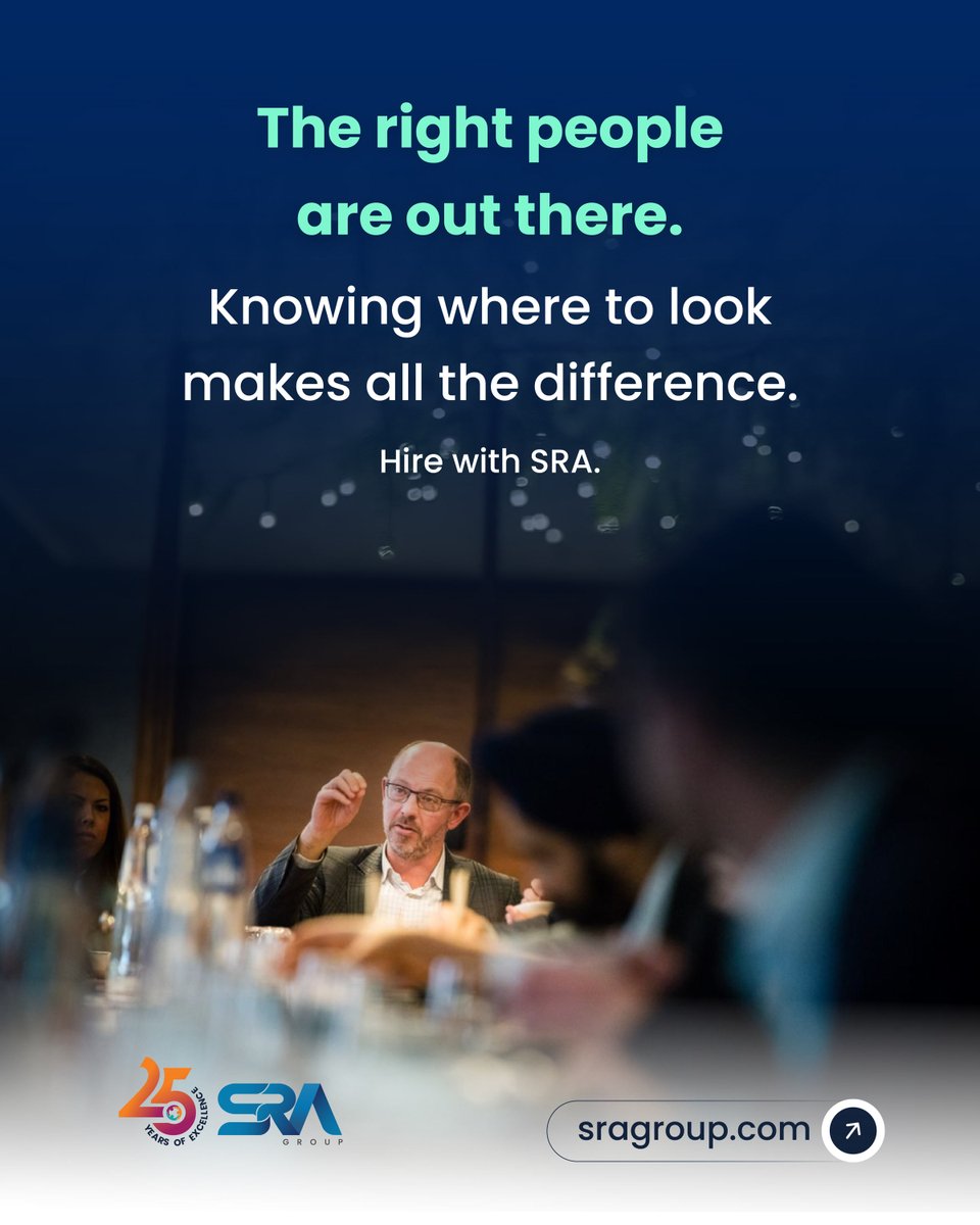 _SRAGroup's tweet photo. Looking for talent? Connect with SRA: https://t.co/rpqs0J1JRH
 
#Hiring #TalentAcquisition #Recruitment #WorkforceSolutions #SRAGroup https://t.co/QwkkmIDMbt