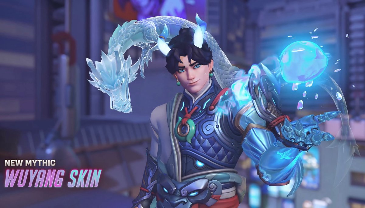 Wuzuki_Miyang's tweet photo. HES SO GORGEOUS!!!! He looks like Dan Heng- SEE IT! I SEE IT!!! #Overwatch #Wuyang https://t.co/3ZbUmi71Y6