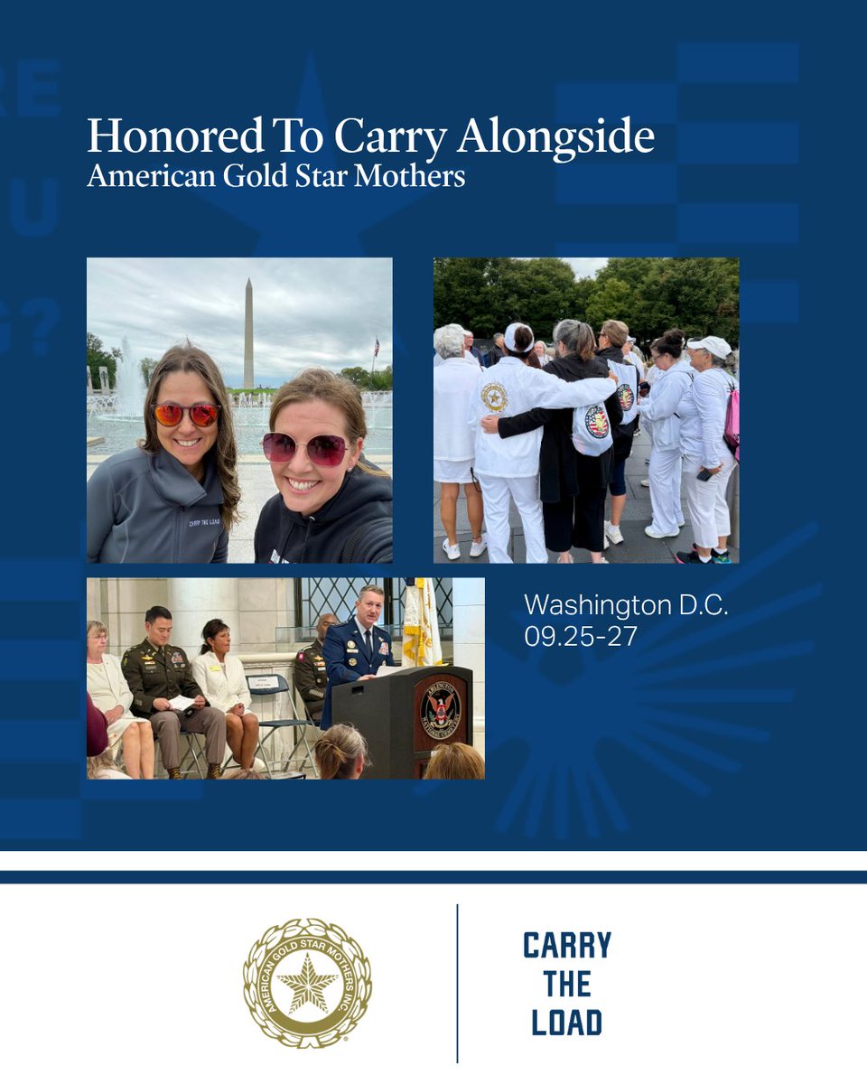 CarryTheLoad's tweet photo. Carry The Load was honored to stand alongside  @AGSM_National in a space centered on remembrance, connection and inclusion in Washington D.C.
From a special wreath-laying ceremony to a suicide awareness walk and time spent  throughout the weekend, each moment carried meaning. https://t.co/RfDxehdhuQ