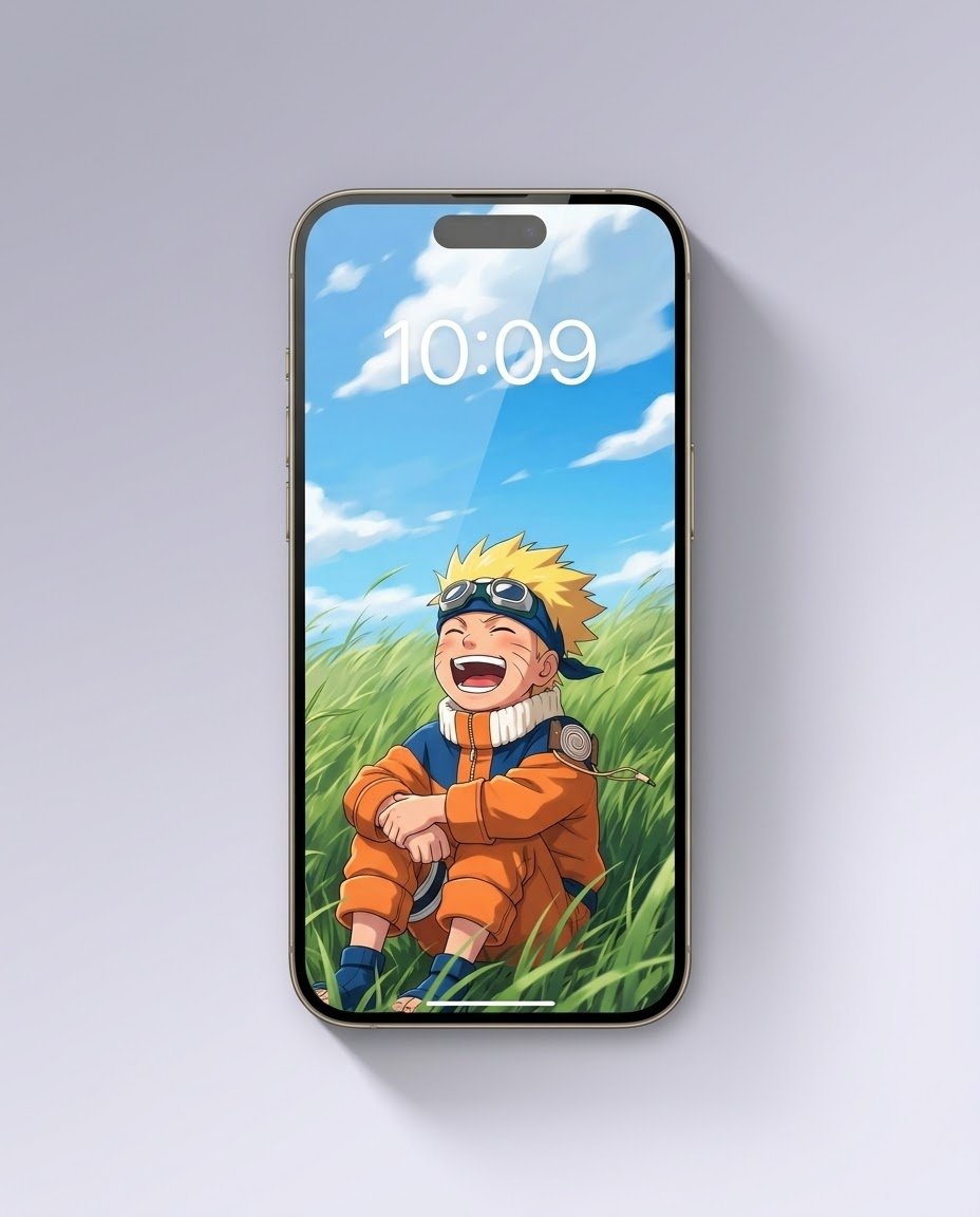 glitchyhub's tweet photo. "Believe it!" 🍥🍃
Pure nostalgic vibes with young Naruto Uzumaki sitting under the blue sky. Perfect aesthetic for your phone screen. ☁️✨
📲 Save &amp; Bookmark this post for your lock screen!
#Naruto #PhoneWallpaper #LockScreen https://t.co/V9Wzy4rjMH