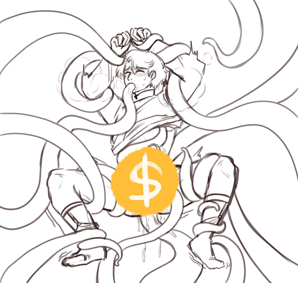 LeeAuddie's tweet photo. Day 01 - Tentacles

#MatsunakaWeekNSFW2026 #Matsunaka https://t.co/zVEllbTWxs