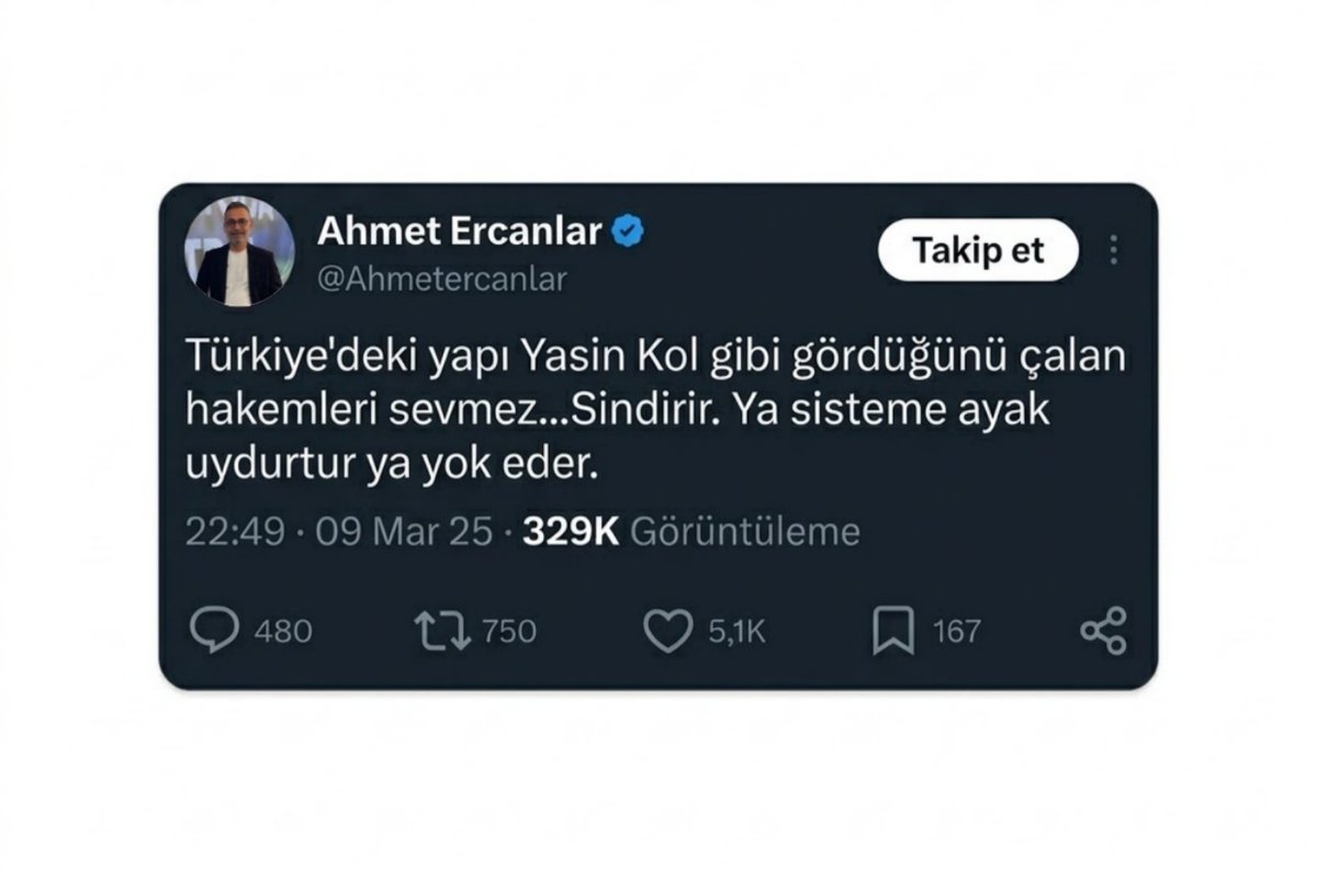 _vlknylmz's tweet photo. Çok övüyordun. 'Yapı Yasin Kol gibi gördüğünü çalan hakemleri sevmez' diyordun.

Gördün mü o çok övdüğün Yasin Kol'u @Ahmetercanlar 🙂 https://t.co/Btw3xMdceM