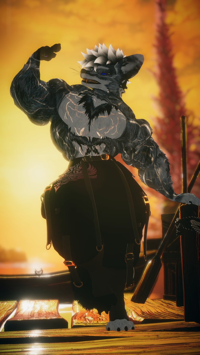 AlWolfGodAD's tweet photo. Out flexing and enjoying the fall weather.

Pics by my fox: @BrallousFox https://t.co/IxVIjL8mo0