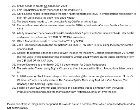 ZeFunnyMoment's tweet photo. Inspired by a tweet by @bandityaoi25, here's a list of everything that lead to this one specific video existing, reminder that if one of these events never occured, this video might also not exist https://t.co/2Rcld1cjUN