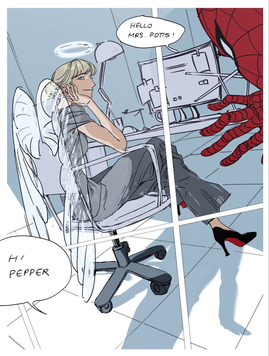 celiliann's tweet photo. 😈😇🏠 
#tnpt but also #pepperony and maybe #🌶️🕷️ https://t.co/H41YXgVA6n